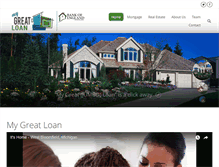 Tablet Screenshot of mygreatloan.com